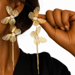 E067 (E) Gold coated s925 earrings
