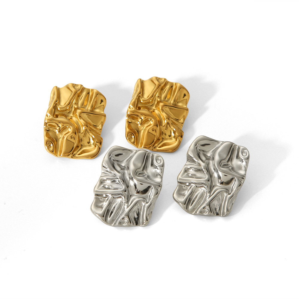 E051 stainless steel earrings