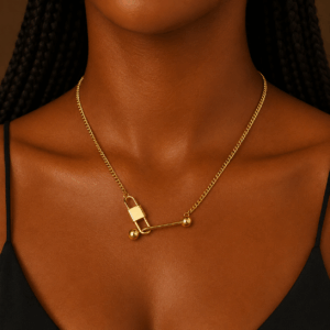 padlock pendant necklace
