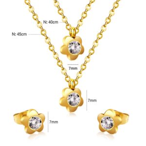 Simple-set-earringsNecklace-NS003