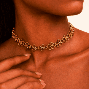 Golden Bloom Choker –