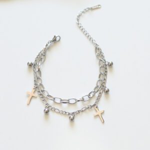silver-cross-anklet-A009