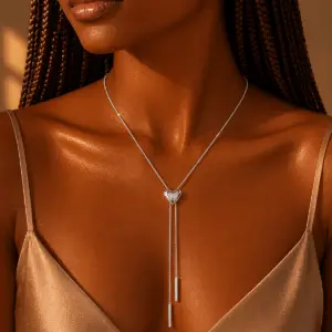 stainless-steel-silver-Heart-adjustable-necklace-N115