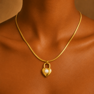 Padlock-pendant-stainless-steel-necklace-N124