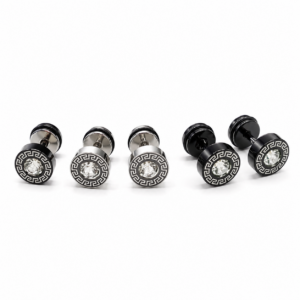 STUD SCREW EARRINGS