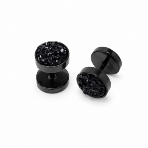 Druzy Stainless Steel Stud  unisex Earrings E116