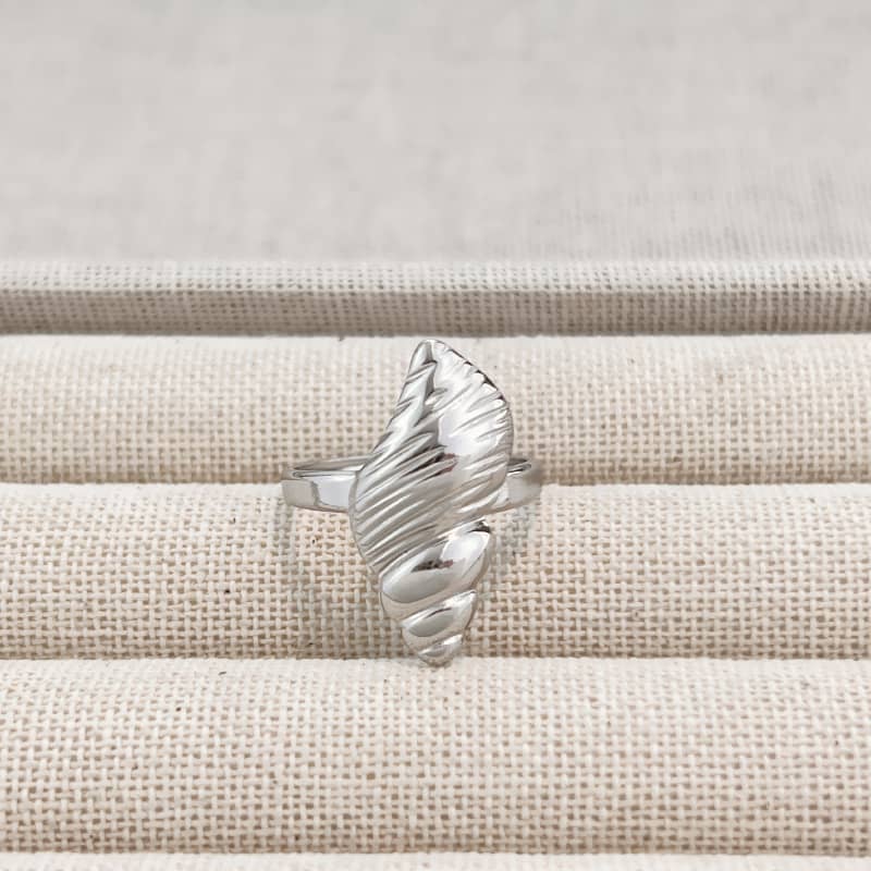 Elegant Adjustable Stainless Steel Ring for Women R083 - Image 2